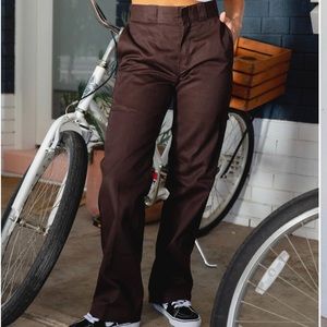 Dickies Women's 874 Original Utility Pants in Dark Brown